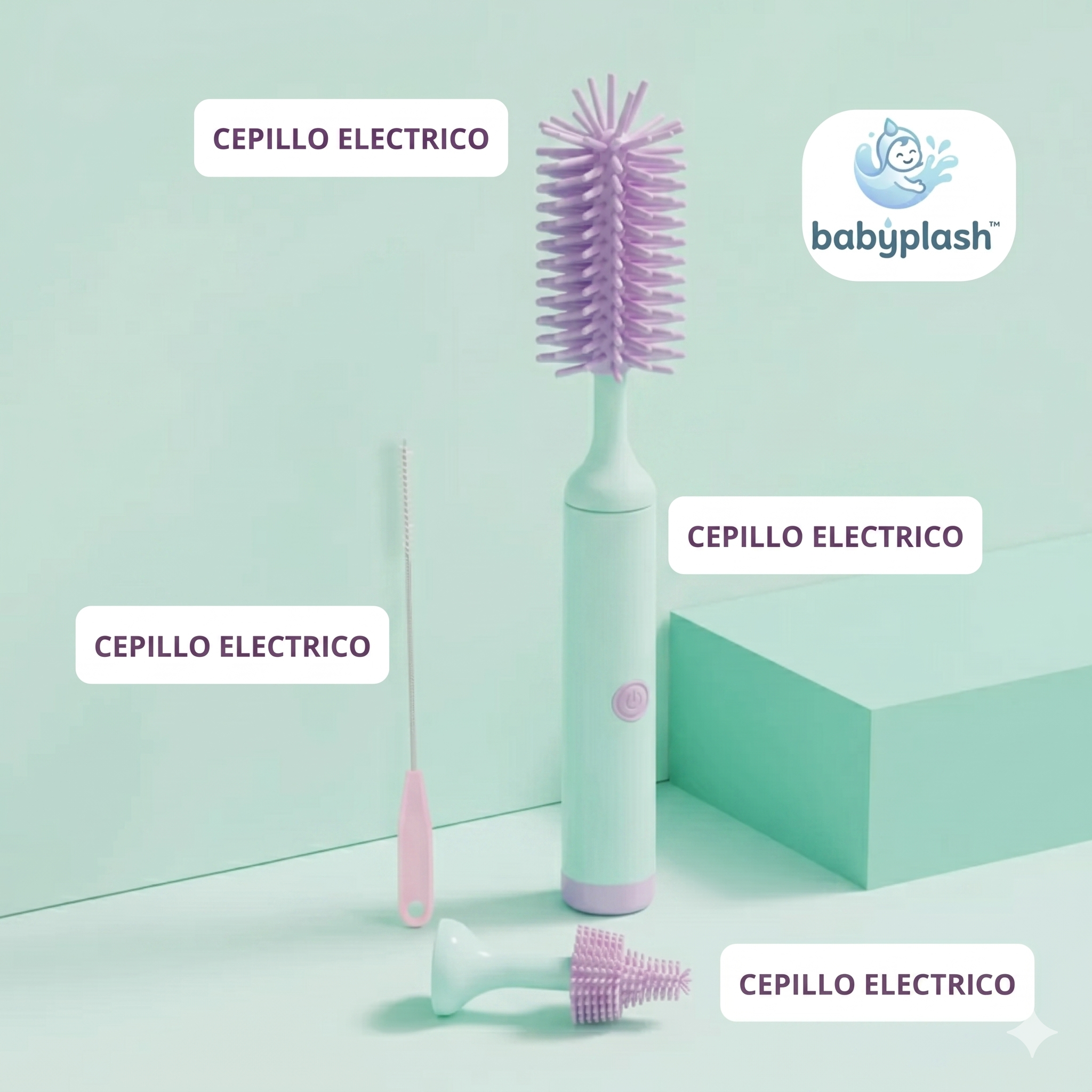 BabyPlash™ - Kit electrico de lavado de teteros