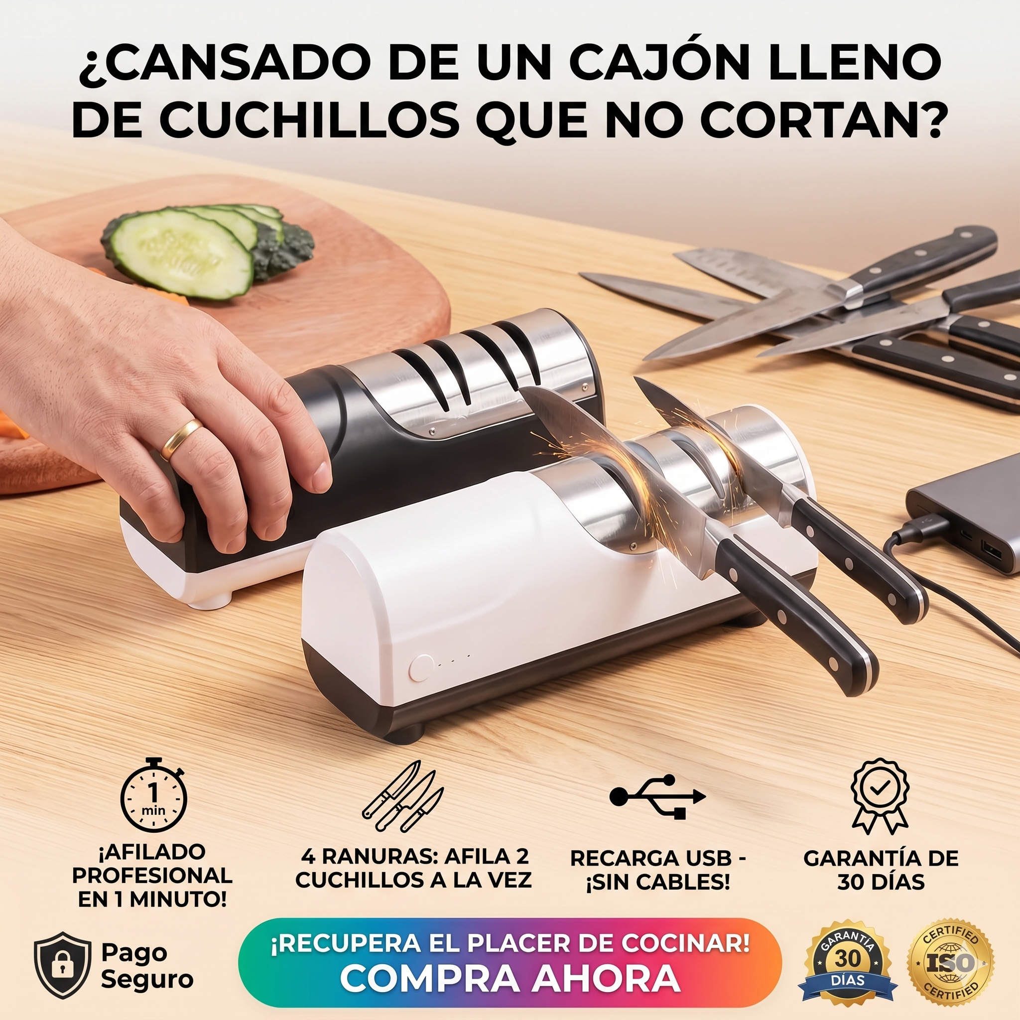 FiloPLEX™ | Afilador profesional electrico de cuchillos