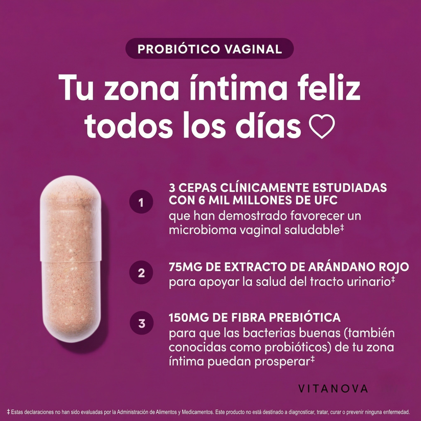 VITANOVA™ Probioticos Vaginales | ✅ INVIMA VIGENTE AL 2026