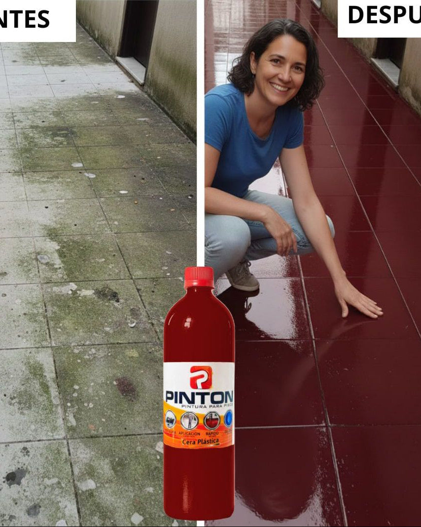 Cera plastica efecto pintura 1LT + Escobilla Aplicadora GRATIS